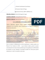 Solicita Liquidacion Firme y Ejecutoriada y Demas Solicitudes Que Indica 26 de Oct. 2021