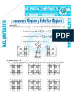 Cuadrados Mágicos Con Adición para Cuarto de Primaria