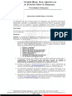 VREC. #076 Procedimiento para La Matrícula de Defensa Virtual Modalidad de Graduación