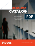 CDOCS Course Catalog 2020