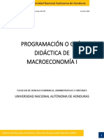 Programación Didactica MACROECONOMÍA III PAC2021