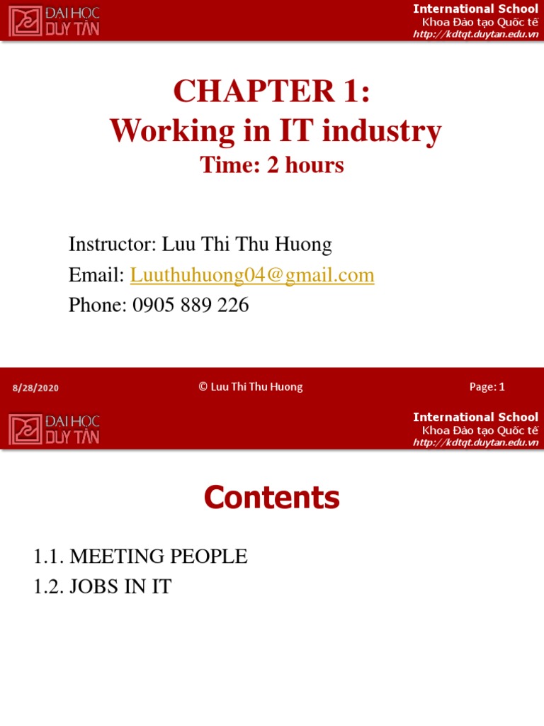 CMU ENG+130+ +English+for+Information+Technology+1+ +2020F+ +Lecture ...