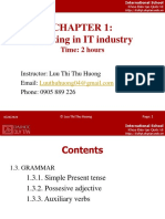 Working in IT Industry: Time: 2 Hours