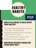 Quiz - Healthy Habits