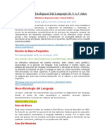 Bases Neurofisiológicas Del Lenguaje de 0 A 5 Años