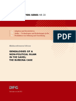 Working Papers Series Nr. 23: Genealogies of A Non-Political Islam in The Sahel: The Burkina Case