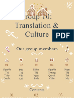 Group 10: Translation and Culture