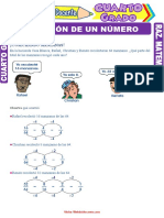 Fracción de Un Número para Cuarto Grado de Primaria