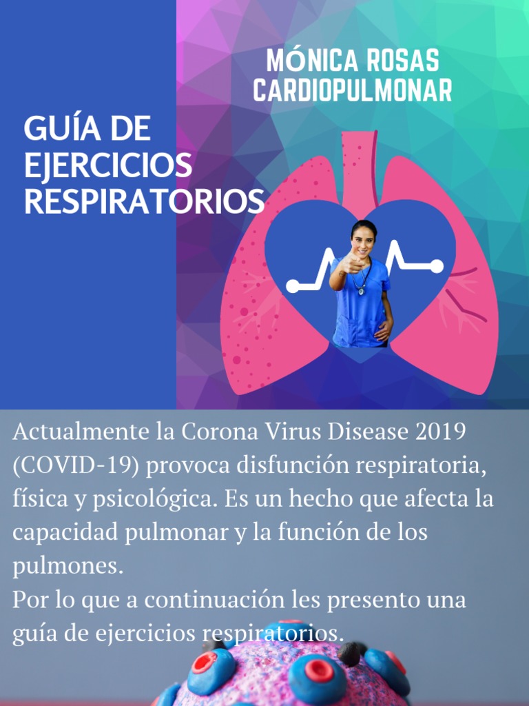 Guía de Ejercicios Respiratorios | PDF | Sistema respiratorio | Respiración