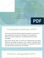 Factores económicos Colombia SXXI