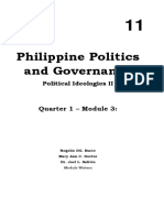 Philippine Politics and Governance: Quarter 1 - Module 3