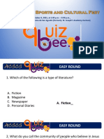 HS Quiz Bee
