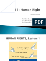 Human Rights - Lecture 1