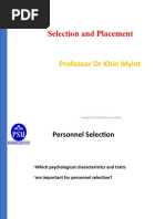 Selection Process | PDF | Background Check | Validity (Statistics)