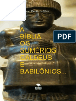 Ebook em PDF A Biblia Os Sumerios Caldeus e Babilonios