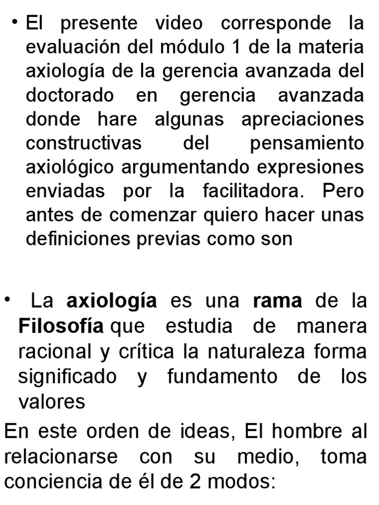 Guion de eval mod 1 axiologia pdf axiolog a empirismo