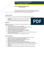 NCM 107 Skills - Checklist For Administration of Credes Prophylaxis