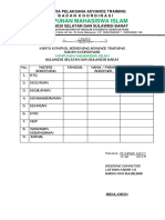 Screening Advance Training Badko HMI Sulselbar 2021