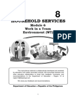 Household Services: Work in A Team Environment (WT)