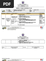 Department of Education Weekly Home Learning Plan: Republic of The Philippines