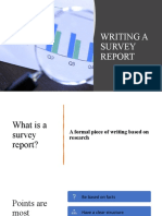 Writing A Survey Report