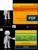 Clase 11. Ecuaciones Diferenciales Lineales Con Coeficientes Variables. Agosto-Septiembre de 2020