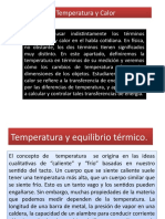 Temperatura y Calor FÍSICA II