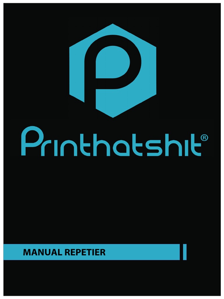 Manual Repetier Manual Repetier PDF Impresión 3d Informática