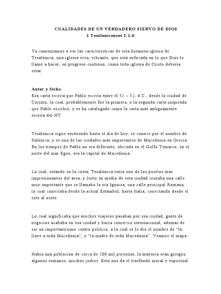 Cualidades de un Siervo de Dios | PDF | Pablo el apóstol | Cristo (título)