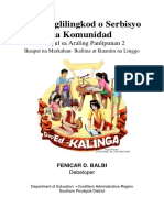 Aralingpanlipunan2 q4 Mod5-6 Natatalakayangmgapaglilingkodserbisyongmgakasapingkomunidad. v1