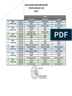 jadwal PTS kls xi