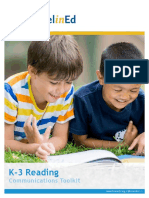 K-3 Reading: Communications Toolkit