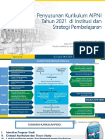 Penyusunan Kurikulum AIPNI Tahun 2021 Di Institusi Dan Strategi Pembelajaran