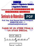 2019 - Calculos Economicos - Semana 10 - Matematica Financiera - Seminario