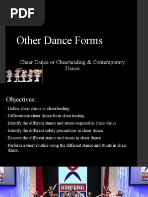 Pe 10 Cheer Dance or Cheerleading