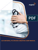 Sus Material Po Invoice Creation User Manual