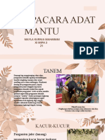 Adat Mantu - MAYLA KURNIA MAHARANI