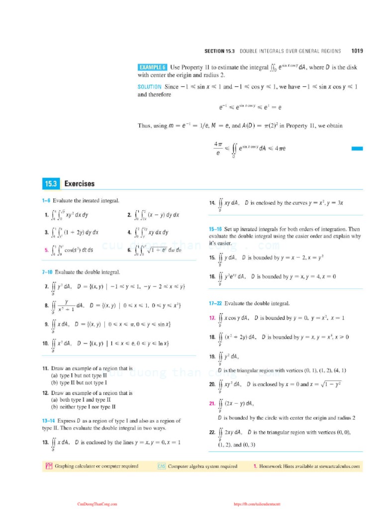 Giai Tich 2 - Stewart Calculus 7th Edition Note 2 | PDF