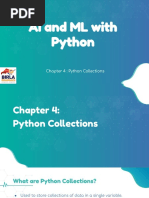 Chapter 4 - Python Collections