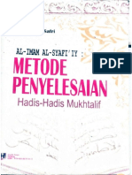 Al-Imam Al - Syafi'I - Metode Penyelesaian Hadis - Hadis Mukhtalif (Prof. Dr. Edi Safri) - Compressed