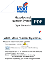 Hexadecimal Number Systems: Digital Electronics