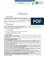 Contract Studii Licenta Romana 2020 2021
