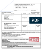 (March 1th 2021) Proforma Invoice For Horizontal Screen and Rotary Feeder