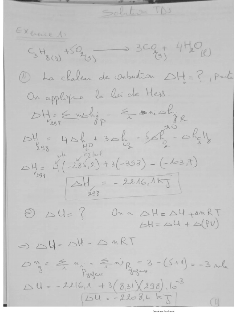 Solution TD 3 | PDF