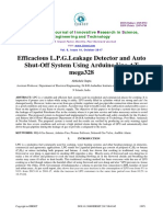 Efficacious L.P.G.Leakage Detector and Auto Shut-Off System Using Arduino Uno AT Mega328