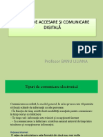 Metode de Accesare Şi Comunicare Digitală