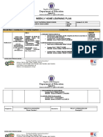 Department of Education Weekly Home Learning Plan: Republic of The Philippines