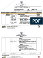 Department of Education Weekly Home Learning Plan: Republic of The Philippines