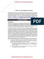 Paper 7: Direct Tax Laws & International Taxation: Questions and Answers