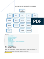 Comenzi SQL DML, DDL, DCL, TCL, DQL Cu Exemplu de Interogare